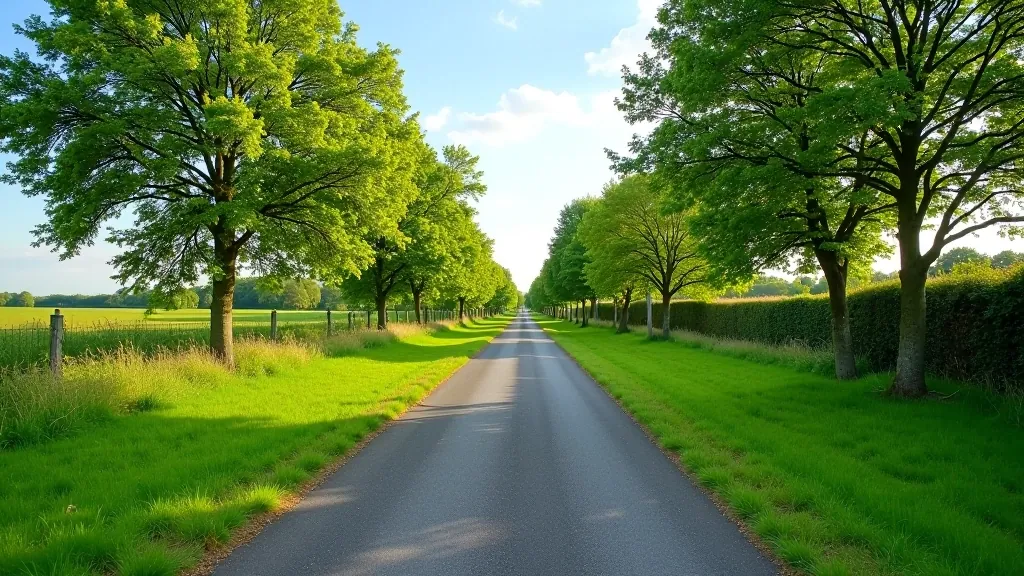 Scenic Great Western Greenway with smooth paved surface, flat terrain, and tree-lined landscape creating a peaceful variseat environment